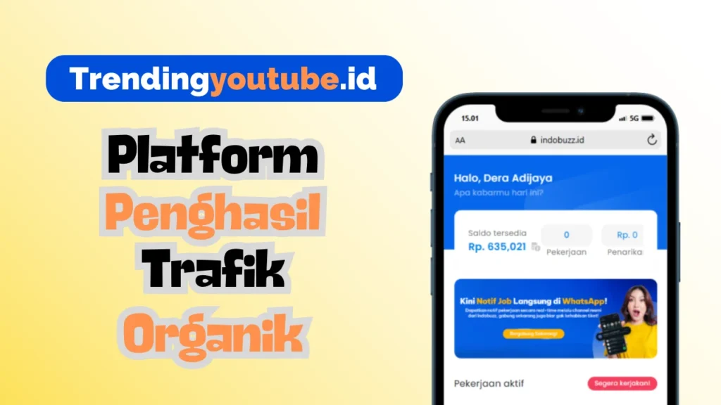 platform penghasil trafik organik