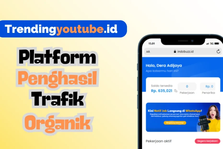 platform penghasil trafik organik
