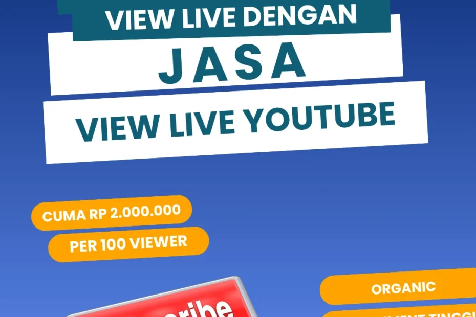 cara instan naikkan view live