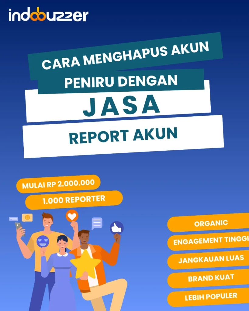 cara menghapus akun peniru